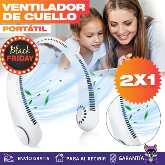 Ventilador De Cuello Portatil BreezeX® (OFERTA POR HOY 2X1 $29.990)