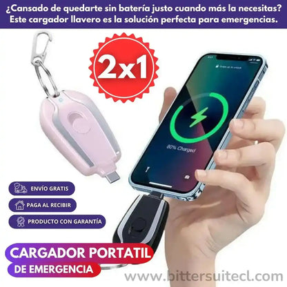 PowerKey™ Cargador portátil llavero OFERTA 2x1 $27.990