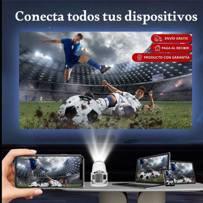 Proyector CinePower™ 4K Wifi Bluetooth + Regalo navideño