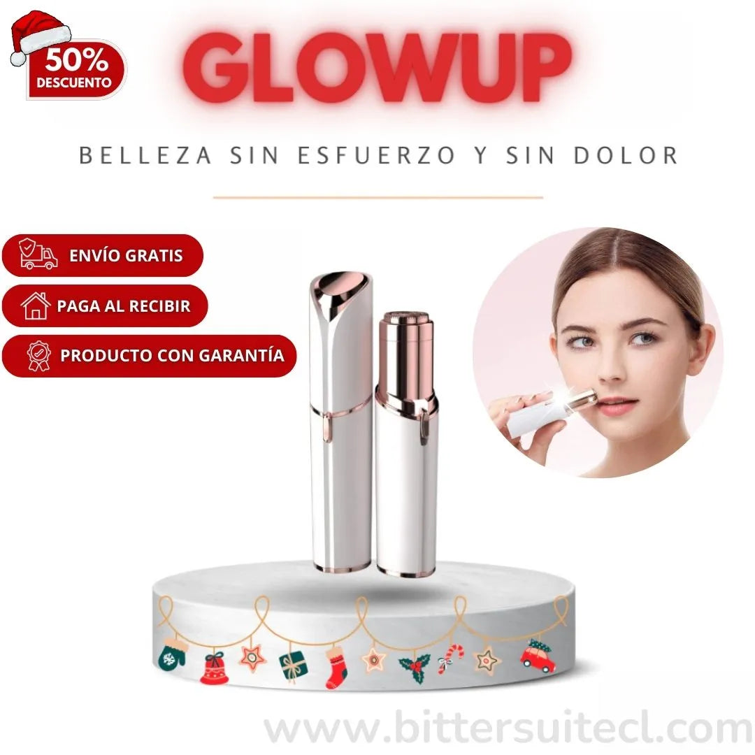 Combo Glowup™- Masajeador Facial con Microcorriente + Depiladora facial