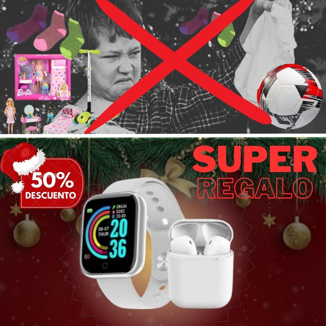 Oferta Navideña | Reloj Smartwatch pro + Auriculares Airpods | Envio gratis