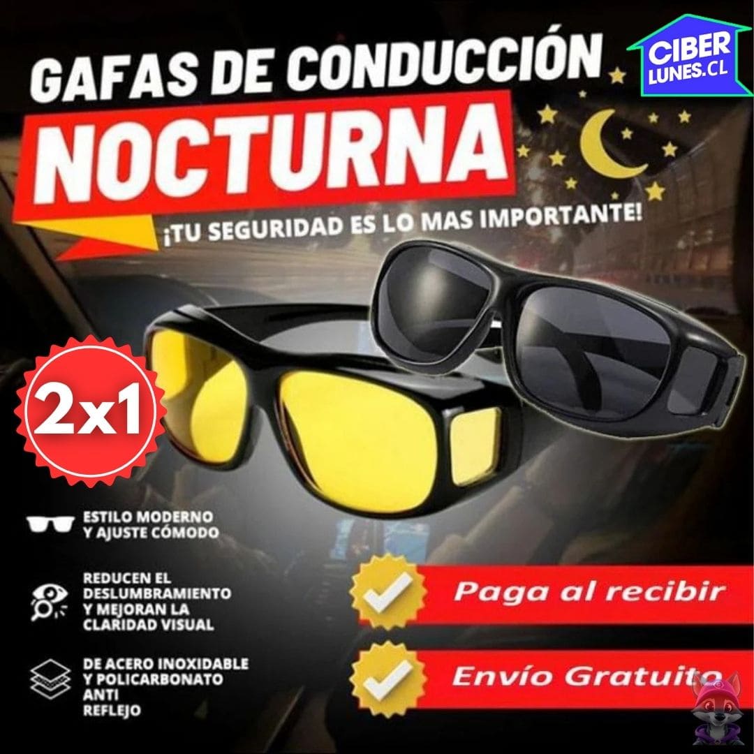 2x1 Gafas VisionX Protect HD: Protección Total para el Día y la Noche