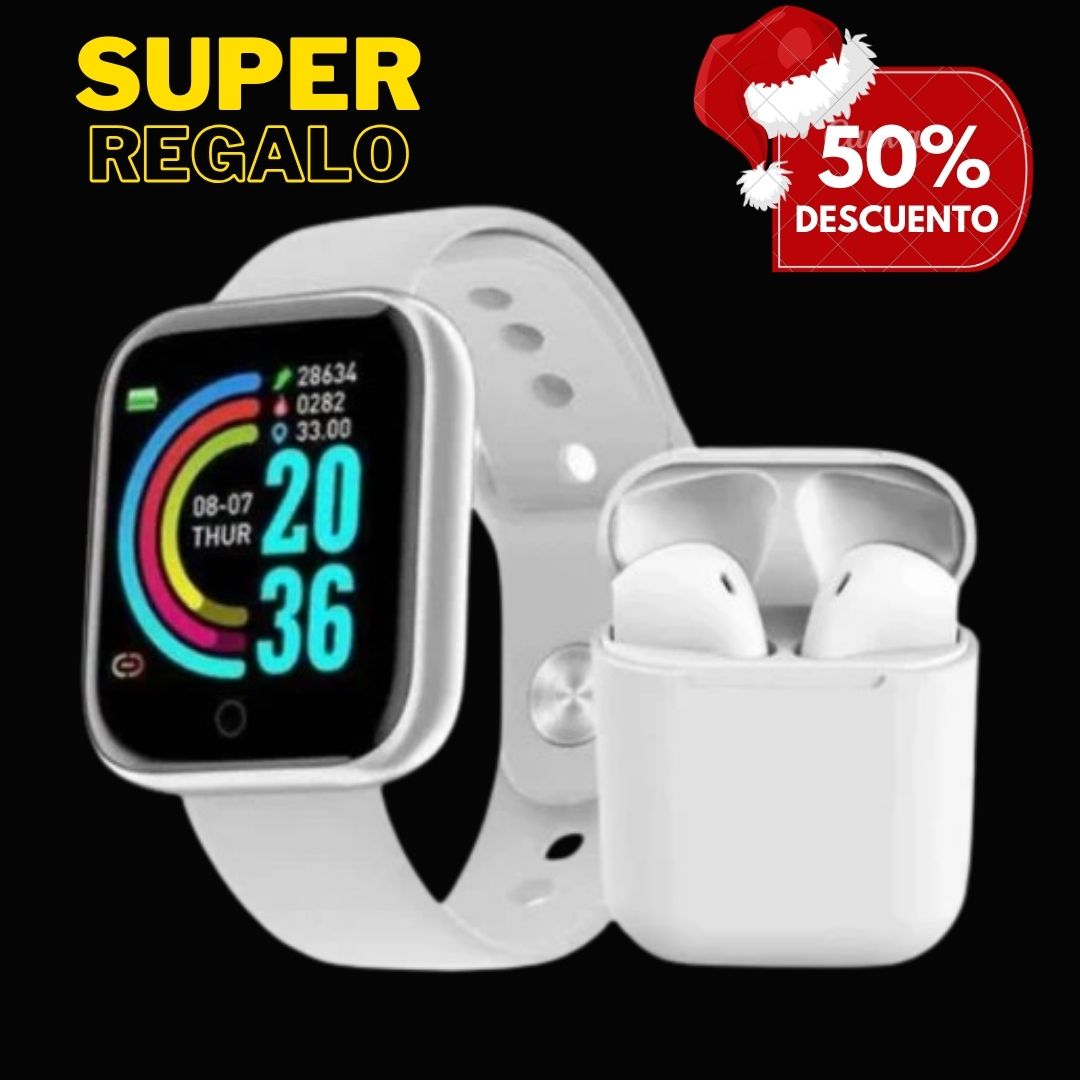 Oferta Navideña | Reloj Smartwatch pro + Auriculares Airpods | Envio gratis