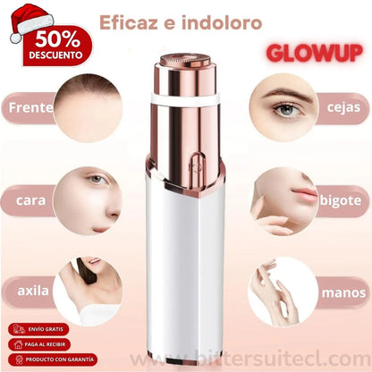 Combo Glowup™- Masajeador Facial con Microcorriente + Depiladora facial