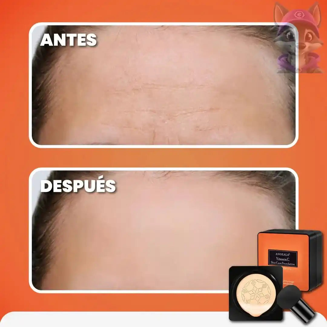 Base de alta cobertura en Crema Anti-Edad con Vitamina C y SPF +50 - YoungSkin®