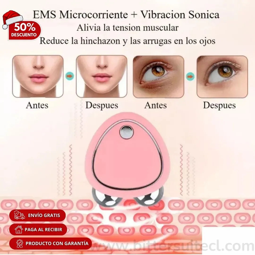 Combo Glowup™- Masajeador Facial con Microcorriente + Depiladora facial