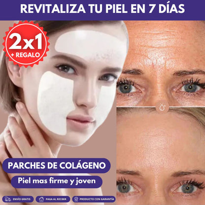 Mascarilla facial de colágeno PROMO 2X1 + Regalo Parches desintoxicantes