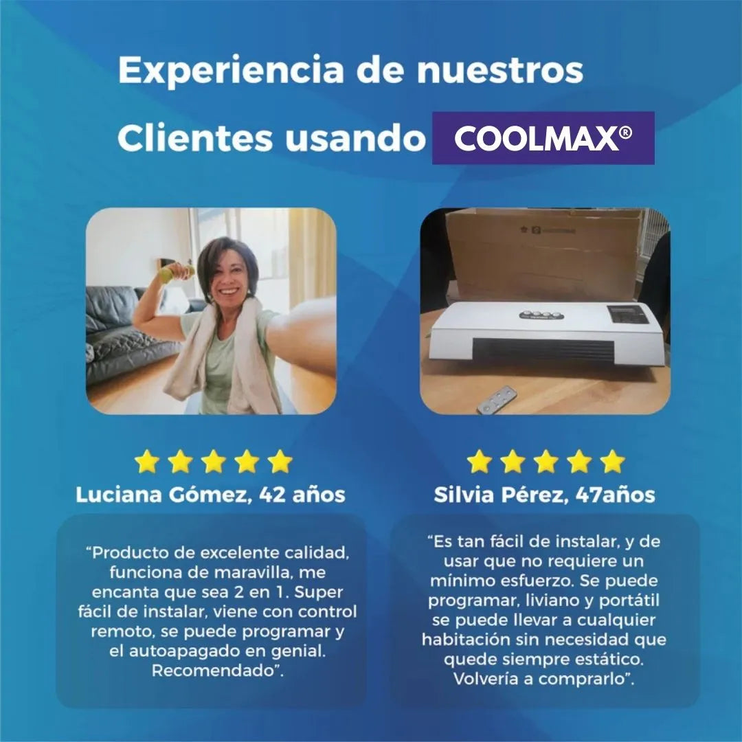 Aire Acondicionado 2 en 1 Coolmax® [ULTRA POTENTE] para Frio Y Calor