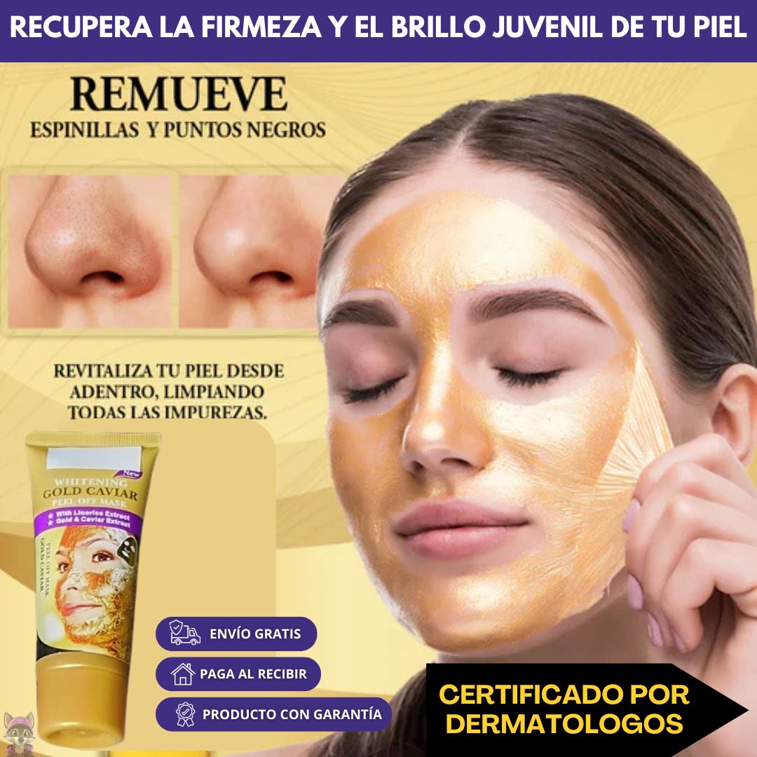 OFERTA ESPECIAL 2x1 Mascarilla de oro con colageno dorado - GoldBeauty©