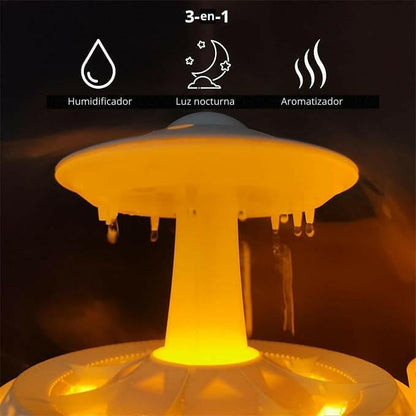 VaporDrip™ - Humidificador de Aromas con luces LED.